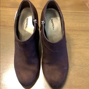 Brown Heeled Booties